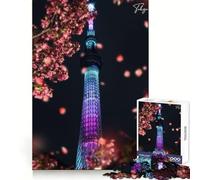 Puzzle Sumida Tokyo Metropolis 1000 pièces pour Adultes, activité de Loisirs et de réflexion logique, découpe soignée, Cadeau d'anniversaire (38x52cm)