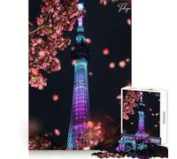Puzzle Sumida Tokyo Metropolis pour Adolescents, 1000 pièces, entraînement Intelligent, Loisirs et découpe Impeccable, Cadeau attentionné (50x75cm)