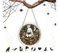 Puzzle Sun Catcher - Suncatcher Fenêtre Suspendue, Kits De Bricolage Sun Catcher | Ornement Acrylique Fantôme D'Halloween 2D, Décor De Fenêtres Pour Femmes Et Hommes, Amoureux De L'artisanat, Accessoi