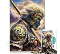 Puzzle Sun Wukong 1000 pièces pour Adolescents, Jeu de réflexion, Jouet Anti-Stress, découpe soignée, Cadeau Artistique 50x75cm