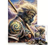 Puzzle Sun Wukong 1000 pièces pour Adolescents, Jeu de réflexion, Jouet Anti-Stress, découpe soignée, Cadeau Artistique 50x75cm