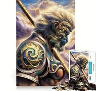 Puzzle Sun Wukong 1000 pièces pour Adultes et Adolescents Stimulation de la mémoire et détente Idée Cadeau de Noël 38x52cm