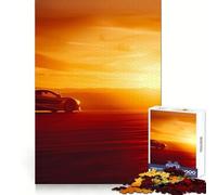 Puzzle Sunset Chase 1000 pièces pour Adolescents, Jouet Intelligent et ludique, Cadeau de Noël idéal 38x52cm