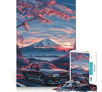 Puzzle Sunset Drive 1000 pièces pour Adolescents, Jeu de logique, léger et Relaxant, découpe précise, Cadeau Classique 50x75cm