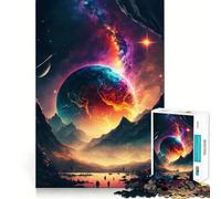 Puzzle Sunset Fantasy 1000 pièces pour Adultes, Jeu de logique, Jeu d'intérieur, découpe de précision, Cadeau précieux 38x52cm