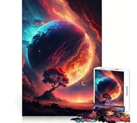 Puzzle Sunset Fantasy 1000 pièces pour Adultes, pour développer Son Esprit, Jeu Calme et Amusant, Design raffiné 38x52cm