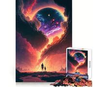 Puzzle Sunset Fantasy pour Adolescents 1000 pièces, Jeu de logique, Amusement d'intérieur, Bords précis, pièce de Collection Artistique 50x75cm