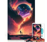 Puzzle Sunset Fantasy pour Adolescents 1000 pièces, Jeu de logique, Amusement d'intérieur, Bords précis, pièce de Collection Artistique 50x75cm