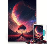 Puzzle Sunset Fantasy pour Adultes 1000 pièces Renforce la mémoire Apaisant et Amusant Bordure de qualité Joli Cadeau 38x26cm