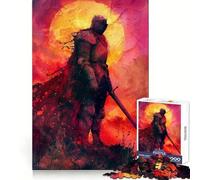 Puzzle Sunset Knight pour Adolescents 1000 pièces, Jeu de logique, Amusement d'intérieur, Bords précis, pièce de Collection Artistique 38x26cm