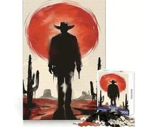 Puzzle Sunset Riders pour Adolescents 1000 pièces Jeu Intelligent et apaisant Découpe Lisse 50x75cm