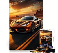 Puzzle Sunset Speedster pour Adolescents, 1000 pièces, Jouet cognitif, Loisir Silencieux, Bords de qualité supérieure, Cadeau de Noël 38x52cm