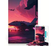 Puzzle Sunset Squadron 1000 pièces pour Adultes pour renforcer Les Liens, se Souvenir, Passer Un Moment Serein et Profiter d'une qualité exceptionnelle 38x52cm