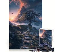 Puzzle Sunset Summit Pathway pour Adolescents, 1000 pièces, améliore la mémorisation, Jeu Calme et Amusant, Bords précis, Cadeau Artistique 38x26cm