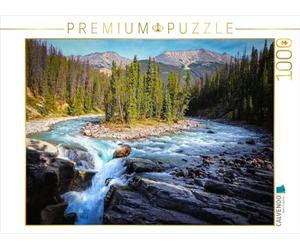 Puzzle · Sunwapta Falls - La Nature en Mouvement | L'eau sauvage rencontre les gorges profondes · la force de la… · 1000 pièces · Format assemblé 64 × 48 cm · CALVENDO Puzzle