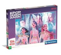 Clementoni Puzzle K-Pop Demon Hunters 104 pièces Grand format 48,5 x 33,5 cm Dès 6 ans