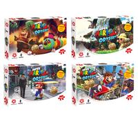 Puzzle Super Mario Odyssey 4er 4 x 500 Pièces Supermario Enfants Fans Cadeau