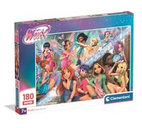 Puzzle Super Winx 180 Pièces au Format 48,5x33,5 cm pour Enfant Dès 7 Ans | Illustration des fées les plus populaires de toute la série animée à succès | assemblage de difficulté intermédiaire | cadeau