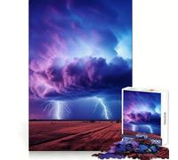 Puzzle Supercell Nuage d'Orage 1000 Pièces pour Adultes Jeu Intelligent et Intelligent Découpe Précise 38x26cm
