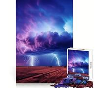 Puzzle Supercell Nuage d'Orage pour Adultes 1000 Pièces Stimule la Mémoire Moment Cosy Assemblage Liste de Souhaits du Père Noël 38x52cm