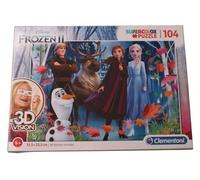 PUZZLE ENFANT Puzzle 3D 104 pièces - La Reine des Neiges 2