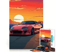 Puzzle Supra Sunset 1000 pièces pour Adolescents améliore la mémoire, se détend et s’Amuse Bords Nets, Cadeau Unique 38x26cm