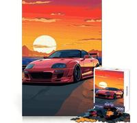Puzzle Supra Sunset pour Adolescents, 1000 pièces, améliore la mémoire, Jeu Silencieux, Bords précis, Cadeau Artistique 50x75cm