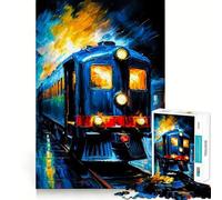 Puzzle sur la Bonne Voie sous la Pluie pour Adolescents, 1000 pièces, Jeu de logique et d'habileté, Jeu apaisant, découpe précise, Cadeau de Noël (50x75cm)