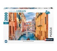 Nathan - Puzzle 2000 pièces - Sur les canaux de Venise - Adultes et enfants dès 14 ans - Puzzle de qualité supérieure - Encastrement parfait - Collection Urbain - 87311