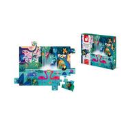 Puzzle Surprise Festin dans la Jungle - JANOD - 20 pièces - Thème animaux de la jungle