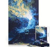 Puzzle surréaliste Abstrait d'art pour Adolescents, 1000 pièces, Jeu d'entraînement cérébral, Image Simple et Amusante à Assembler, Cadeau précieux 38x52cm