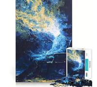 Puzzle surréaliste Abstrait de 1000 pièces pour Adultes, idéal pour stimuler la mémoire et se détendre, Assemblage d'une Image, œuvre d'art 50x75cm
