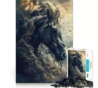 Puzzle surréaliste Cheval 1000 pièces pour Adultes pour renforcer Les Liens, se Souvenir, Passer Un Moment Serein et Profiter d'une qualité exceptionnelle 38x26cm