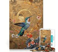 Puzzle surréaliste Colibri 1000 pièces pour Adolescents Jeu de réflexion et de complicité Découpe de précision Pièce de Collection Artistique 50x75cm