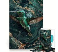 Puzzle surréaliste Colibri 1000 pièces pour Adultes Stimule la mémoire Moment de détente Assemblage d'image Pièce d'art 38x26cm