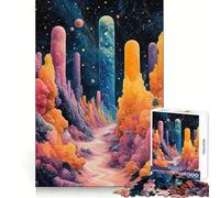 Puzzle surréaliste Cosmic Canyon 1000 pièces pour Adolescents Développe la mémoire Amusant et Relaxant Design et Assemblage Surprise chaleureuse 50x75cm