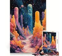 Puzzle surréaliste Cosmic Canyon pour Adolescents, 1000 pièces, activité à la Maison pour stimuler la mémoire, Motif à Assembler, 38x26cm