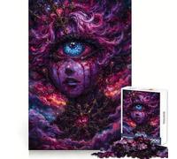 Puzzle surréaliste Cosmique avec troisième œil, 1000 pièces, Jeu de logique pour Adolescents, Passe-Temps à la Maison, découpe précise, Cadeau de fête 38x26cm