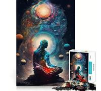 Puzzle surréaliste de 1000 pièces pour Adultes pour renforcer Les Liens, se Souvenir, Passer Un Moment Serein et Profiter d'un Bord de qualité Vœux du Père Noël 38x26cm
