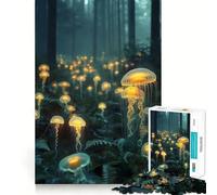 Puzzle surréaliste Une forêt pour Adolescents, 1000 pièces, Jeu de réflexion Simple et Amusant, Cadeau précieux 38x26cm