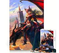 Puzzle Survol de Florence pour Adultes, 1000 pièces, Jeu de logique mentale, Divertissement apaisant, découpe Ferme, Surprise chaleureuse (38x52cm)