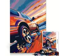 Puzzle SUV Sunset Drive 1000 pièces pour Adultes Jouet Intelligent Think Smart Décoration Murale précise 50x75cm