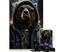 Puzzle Swag Ours Grizzly 1000 pièces pour Adolescents, défi intellectuel, Passe-Temps Calme, découpe précise, Joli Cadeau 38x52cm