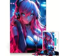 Puzzle Sweet Demon Girl pour Adultes, 1000 pièces, Jeu de réflexion Stimulant, idéal pour apaiser l'esprit, Collection d'œuvres d'art aux Contours Nets 38x52cm