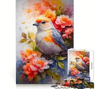 Puzzle Symphonie d'oiseaux chanteurs pour Adultes, 1000 pièces, Jeu Intelligent, Amusant et Relaxant, Motif Assembler, Cadeau précieux (38x26cm)