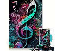 Puzzle Symphonie Musicale pour Adultes 1000 Pièces Logic Boost Toy Group Joy Premium Edge Surprise d'anniversaire (38x26cm)