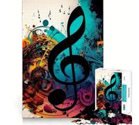 Puzzle Symphonie Musicale V pour Adultes, 1000 pièces, Logic Boost Toy Group Joy Premium Edge, Surprise d'anniversaire (38x52cm)