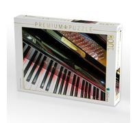 Puzzle · Symphonie - Piano à Queue de Concert | Gros plan fascinant sur un instrument à clavier · 1000 pièces · Format assemblé 64 × 48 cm · CALVENDO Puzzle