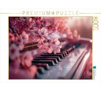 Puzzle · Symphonie printanière - Piano et cerisiers en Fleurs | 1000 pièces · Format assemblé 64 × 48 cm · CALVENDO Puzzle