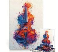 Puzzle Symphonie Vibrante 1000 Pièces Développe Les capacités cognitives Passe-Temps paisible Fermeture Solide Cadeau de Noël Unique (38x26cm)